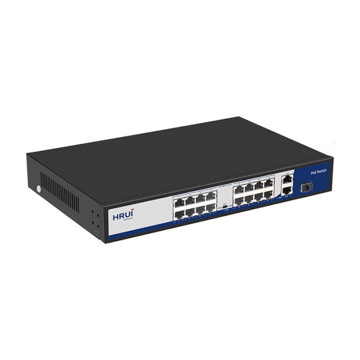 سوئیچ شبکه HRUI مدل HR901-AF-1621GS-200 چپ