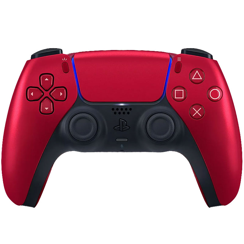 دسته PS5 قرمز متالیک