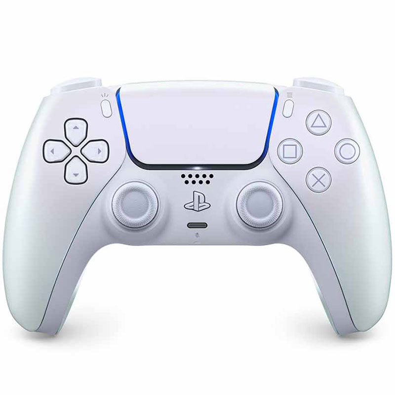 دسته PS5 سفید کروم