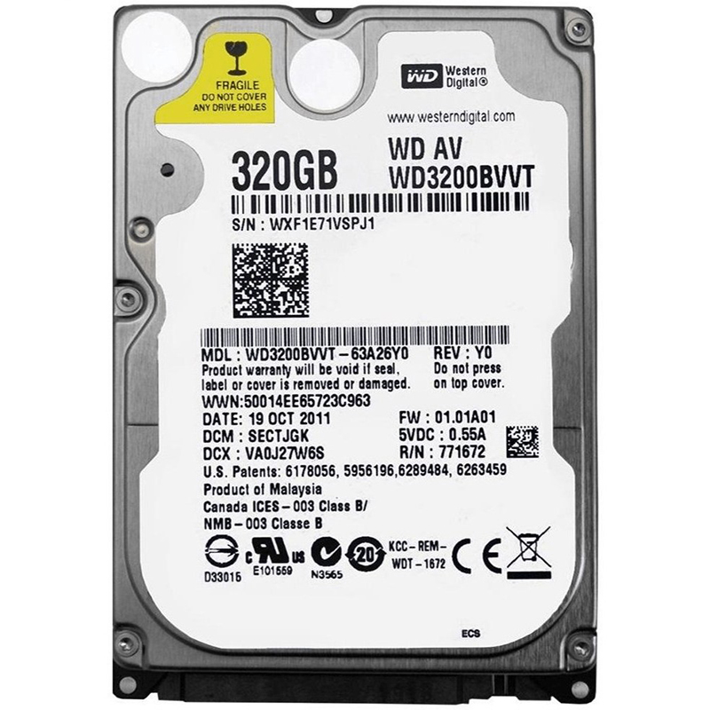 هارد وسترن بنفش 320 گیگ شرکتی